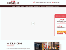 Tablet Screenshot of eetsalonmenzing.nl